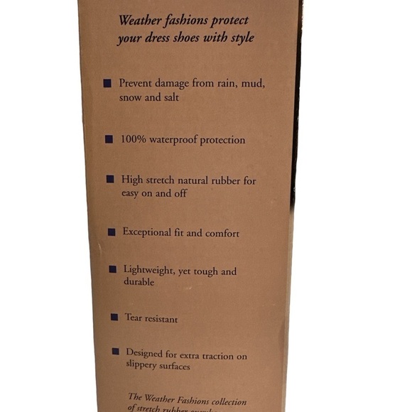 Tingley Men's Storm Stretch Overshoe Black Size L 9.5-11 NWT - Picture 8 of 12